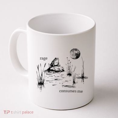 Rage Consumes Me Frog Funny Coffee Mug