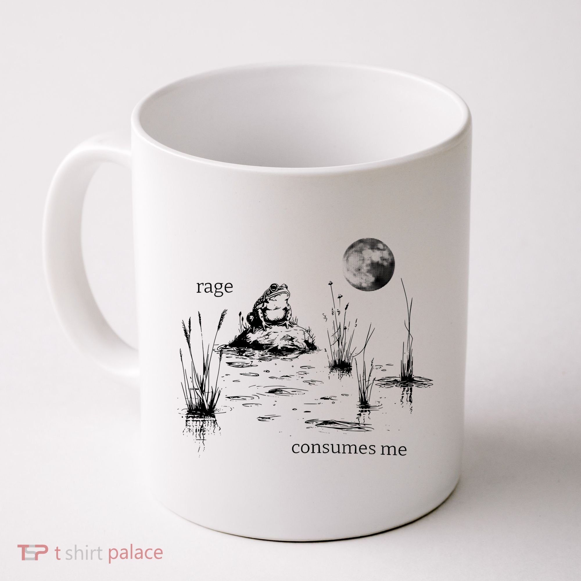 Rage Consumes Me Frog Funny Coffee Mug