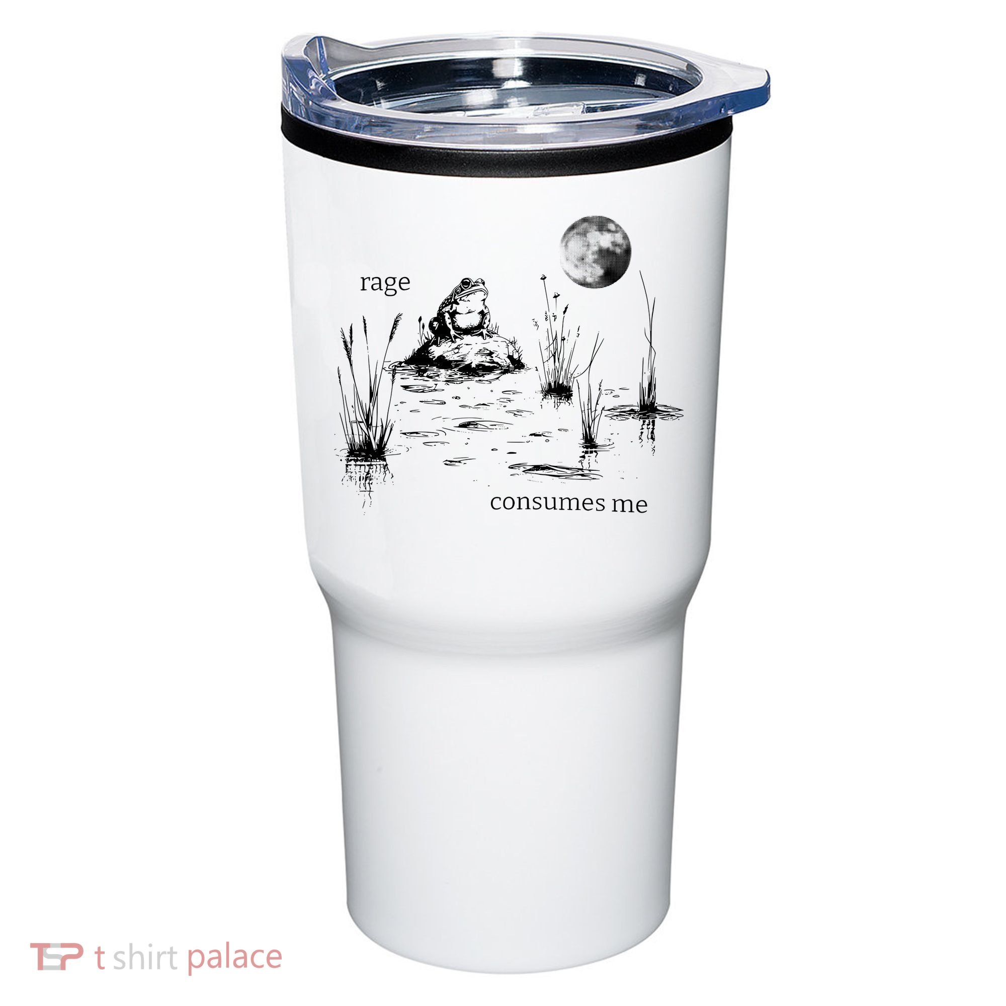 Rage Consumes Me Frog Funny Tumbler