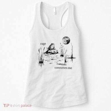 Rage Consumes Me Frog Funny Women's Tank Top