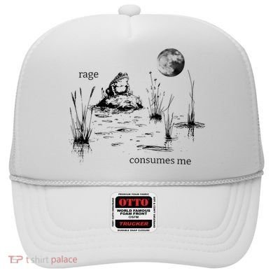 Rage Consumes Me Frog Funny Hat