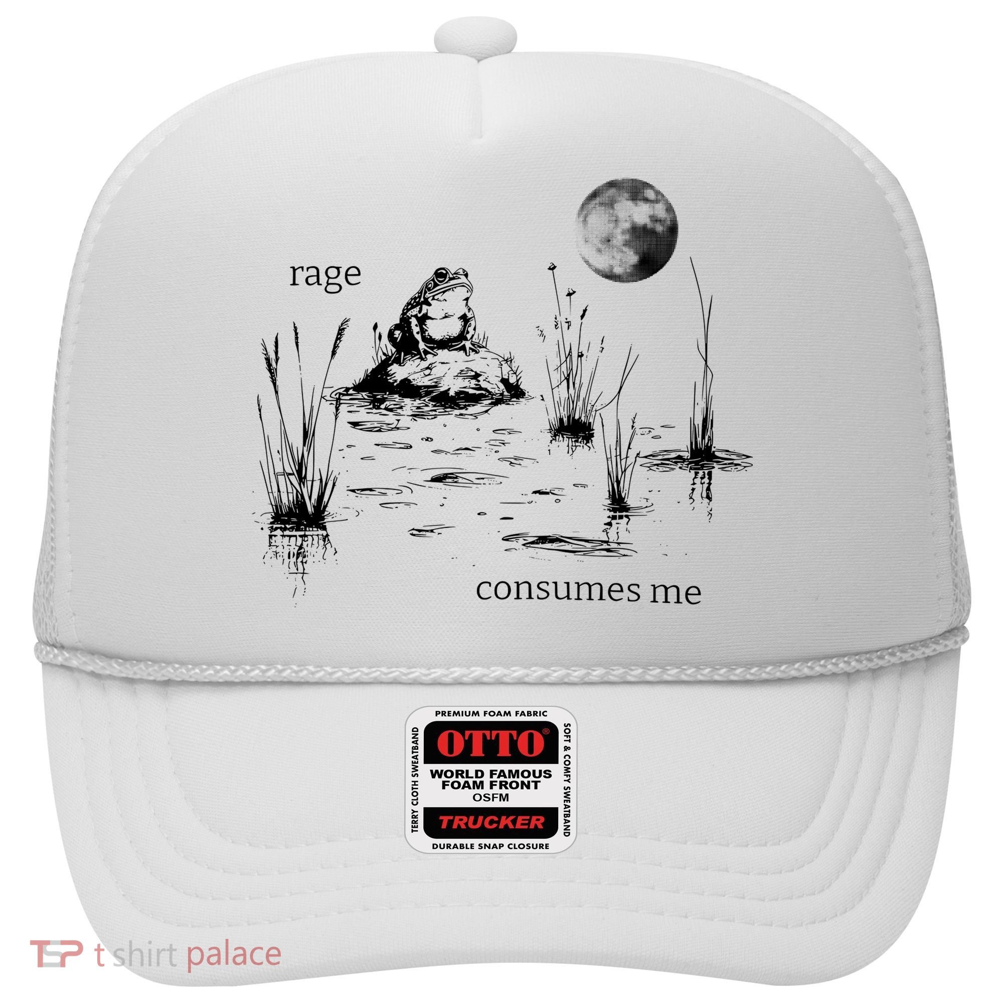 Rage Consumes Me Frog Funny Hat
