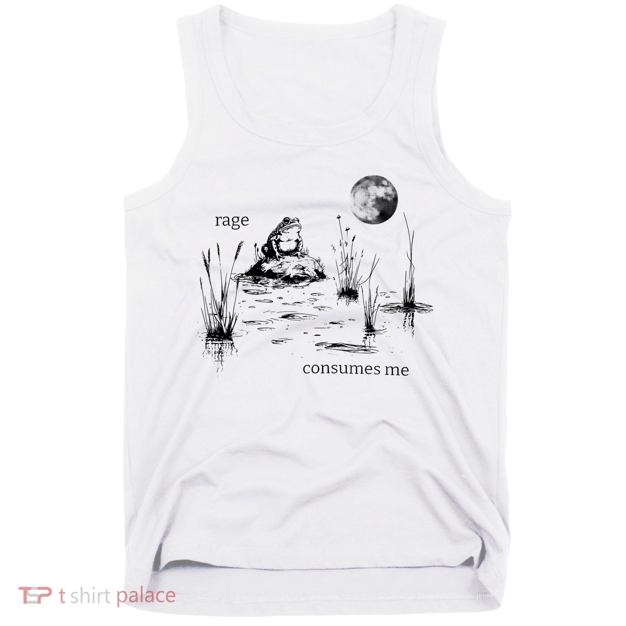 Rage Consumes Me Frog Funny Tank Top