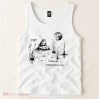 Rage Consumes Me Frog Funny Tank Top thumb 2