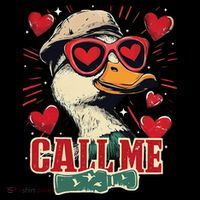 Retro Call Me Valentines Duck Hunting Southern Coffee Mug thumb 5