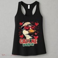 Retro Call Me Valentines Duck Hunting Southern Women's Tank Top thumb 3