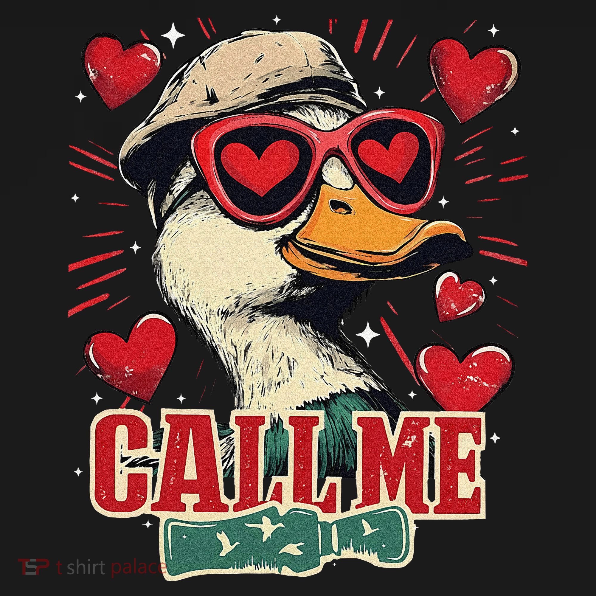 Retro Call Me Valentines Duck Hunting Southern Baby Bodysuit