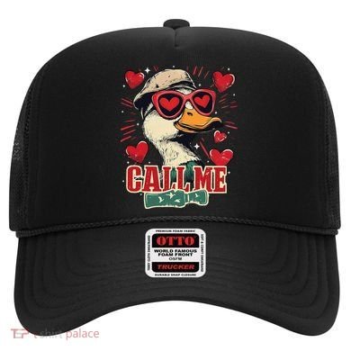 Retro Call Me Valentines Duck Hunting Southern Hat