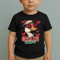 Retro Call Me Valentines Duck Hunting Southern Toddler T-Shirt thumb 2