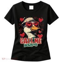 Retro Call Me Valentines Duck Hunting Southern Women's T-Shirt thumb 0