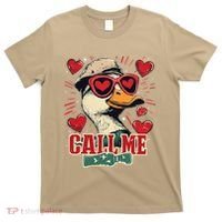 Retro Call Me Valentines Duck Hunting Southern T-Shirt thumb 0