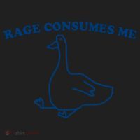Rage Consumes Me Silly Goose – Funny Angry Goose Meme Women's Sweatshirt thumb 2