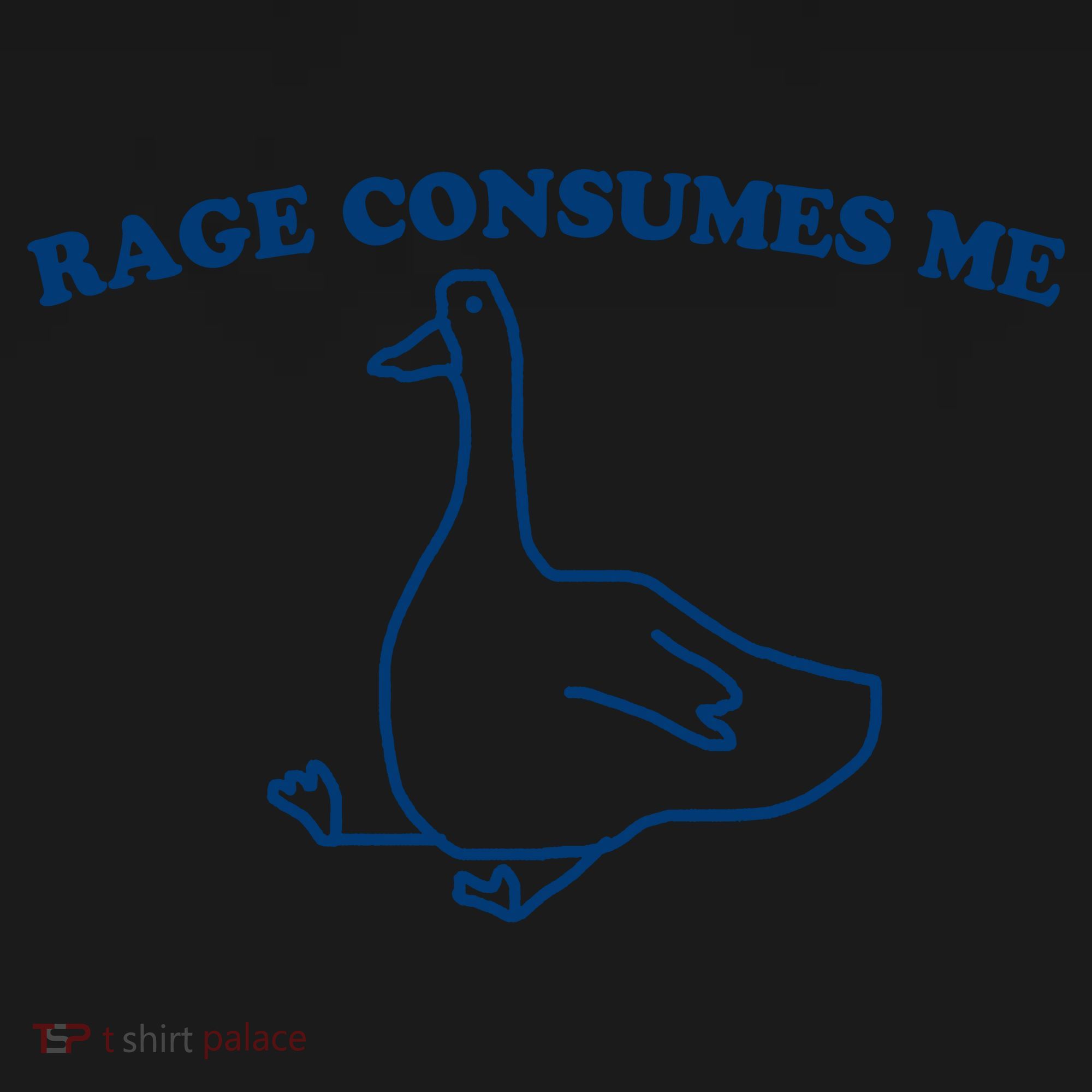 Rage Consumes Me Silly Goose – Funny Angry Goose Meme Toddler Hoodie