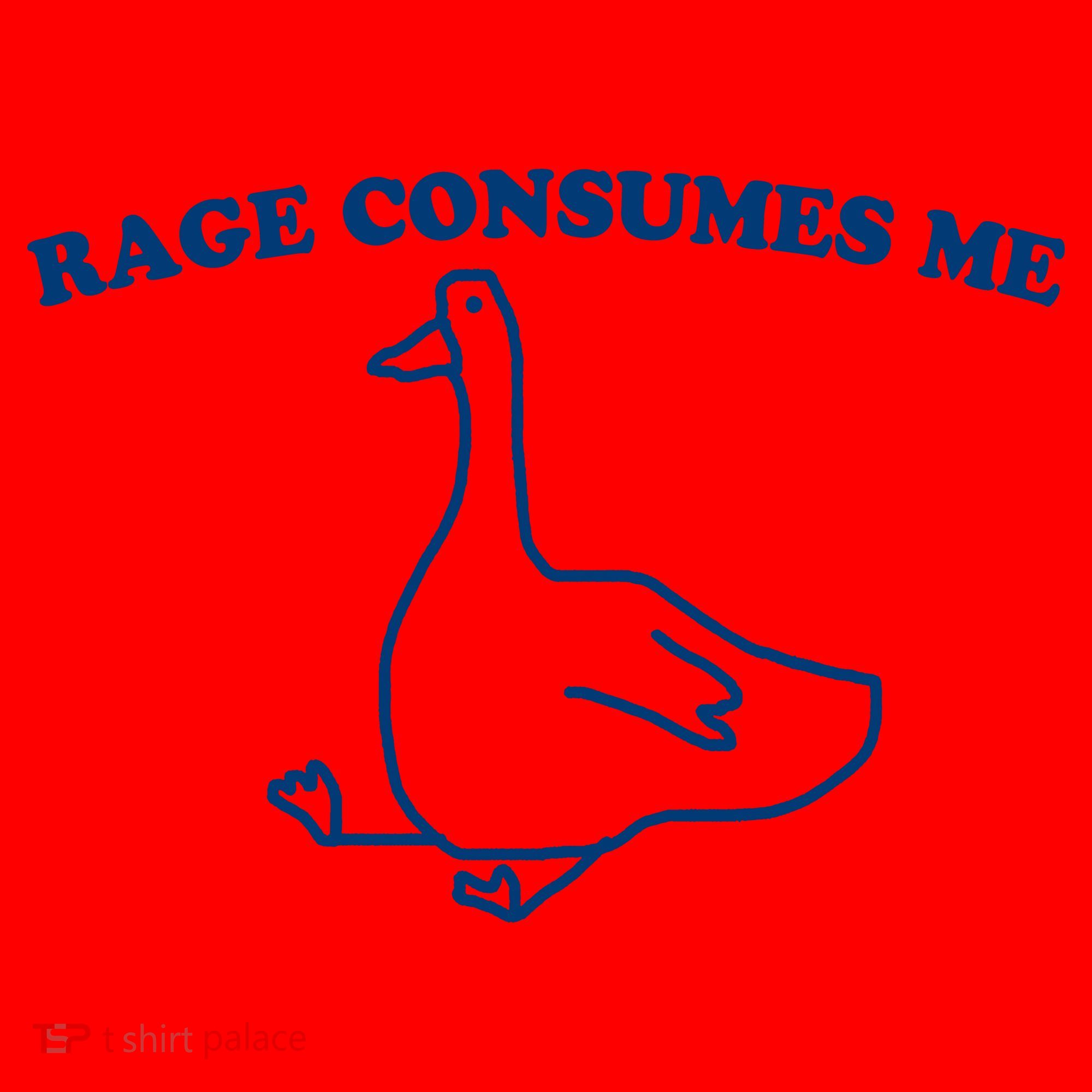 Rage Consumes Me Silly Goose – Funny Angry Goose Meme Santa Hat