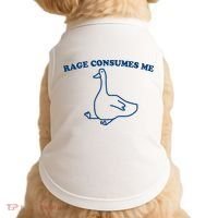 Rage Consumes Me Silly Goose – Funny Angry Goose Meme Doggie Tank thumb 0