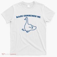 Rage Consumes Me Silly Goose – Funny Angry Goose Meme T-Shirt thumb 0