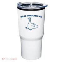 Rage Consumes Me Silly Goose – Funny Angry Goose Meme Tumbler thumb 0