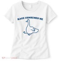 Rage Consumes Me Silly Goose – Funny Angry Goose Meme Women's T-Shirt thumb 0