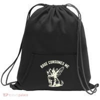 Rage Consumes Me Cat Flower Cute Kitty Cat Meme Sweatshirt Cinch Pack Bag thumb 0