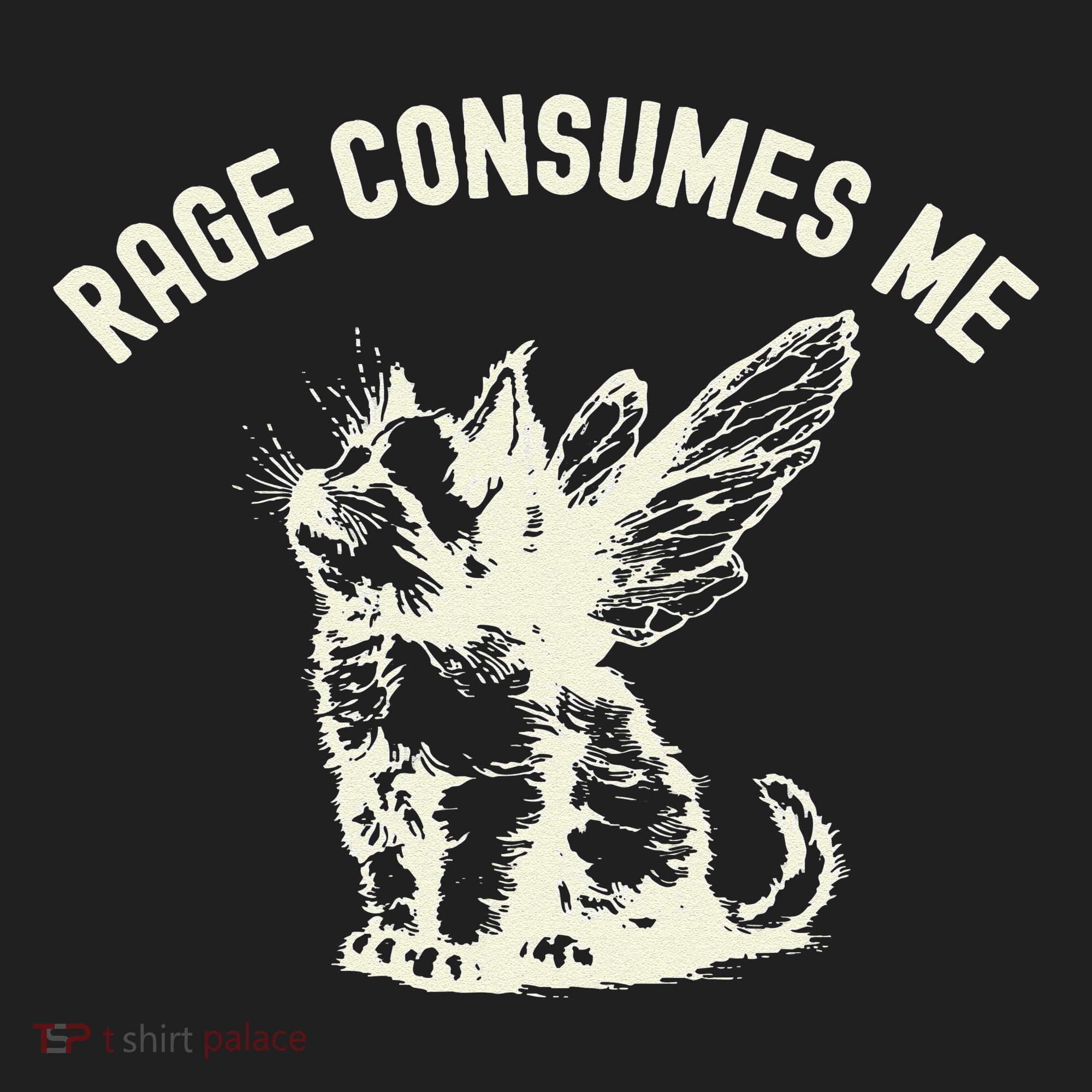 Rage Consumes Me Cat Flower Cute Kitty Cat Meme Beanie