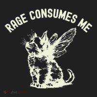 Rage Consumes Me Cat Flower Cute Kitty Cat Meme Hat thumb 2