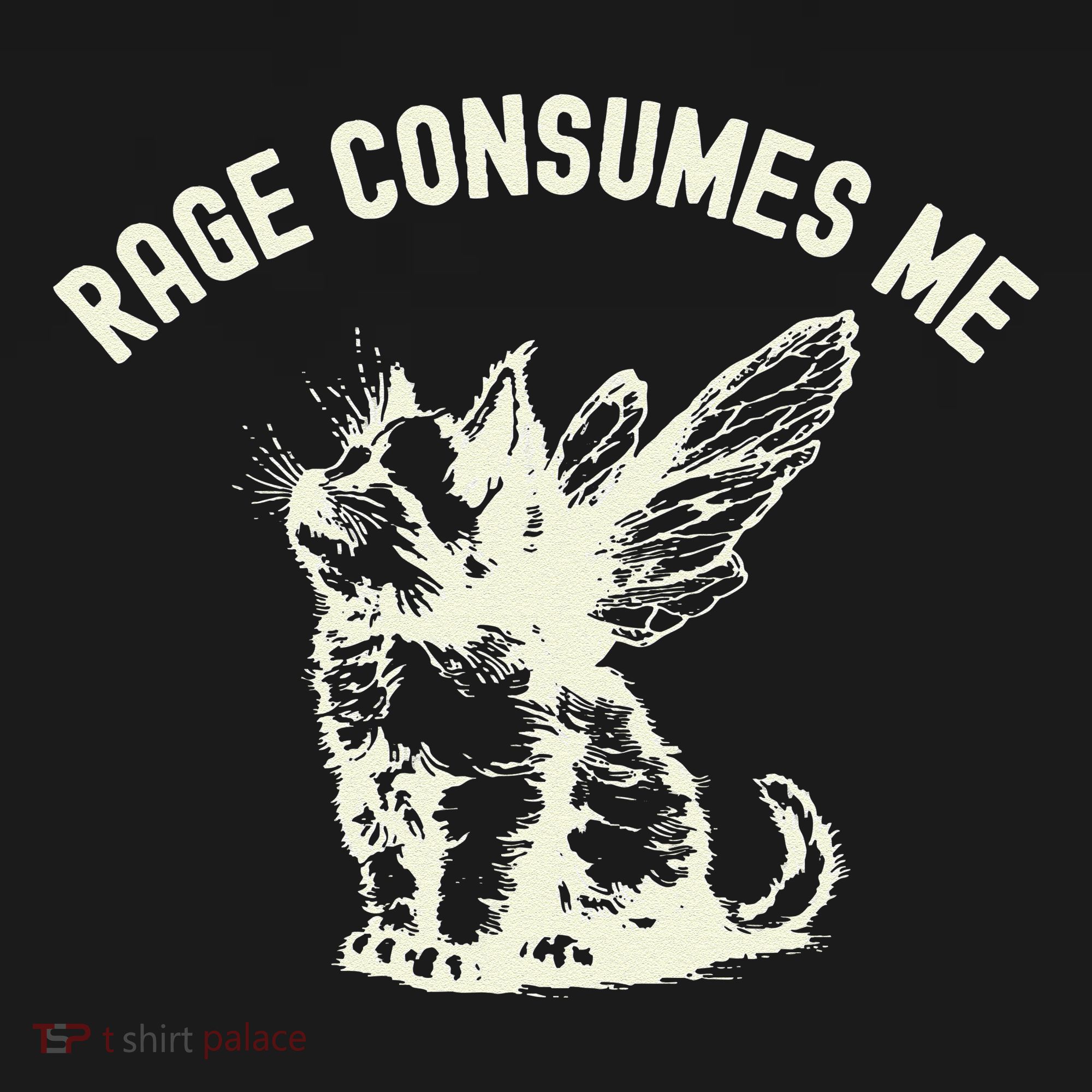 Rage Consumes Me Cat Flower Cute Kitty Cat Meme Toddler Hoodie