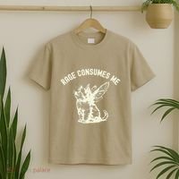 Rage Consumes Me Cat Flower Cute Kitty Cat Meme T-Shirt thumb 2