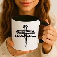 Redeemed Crucifixion Nails Coffee Mug thumb 3