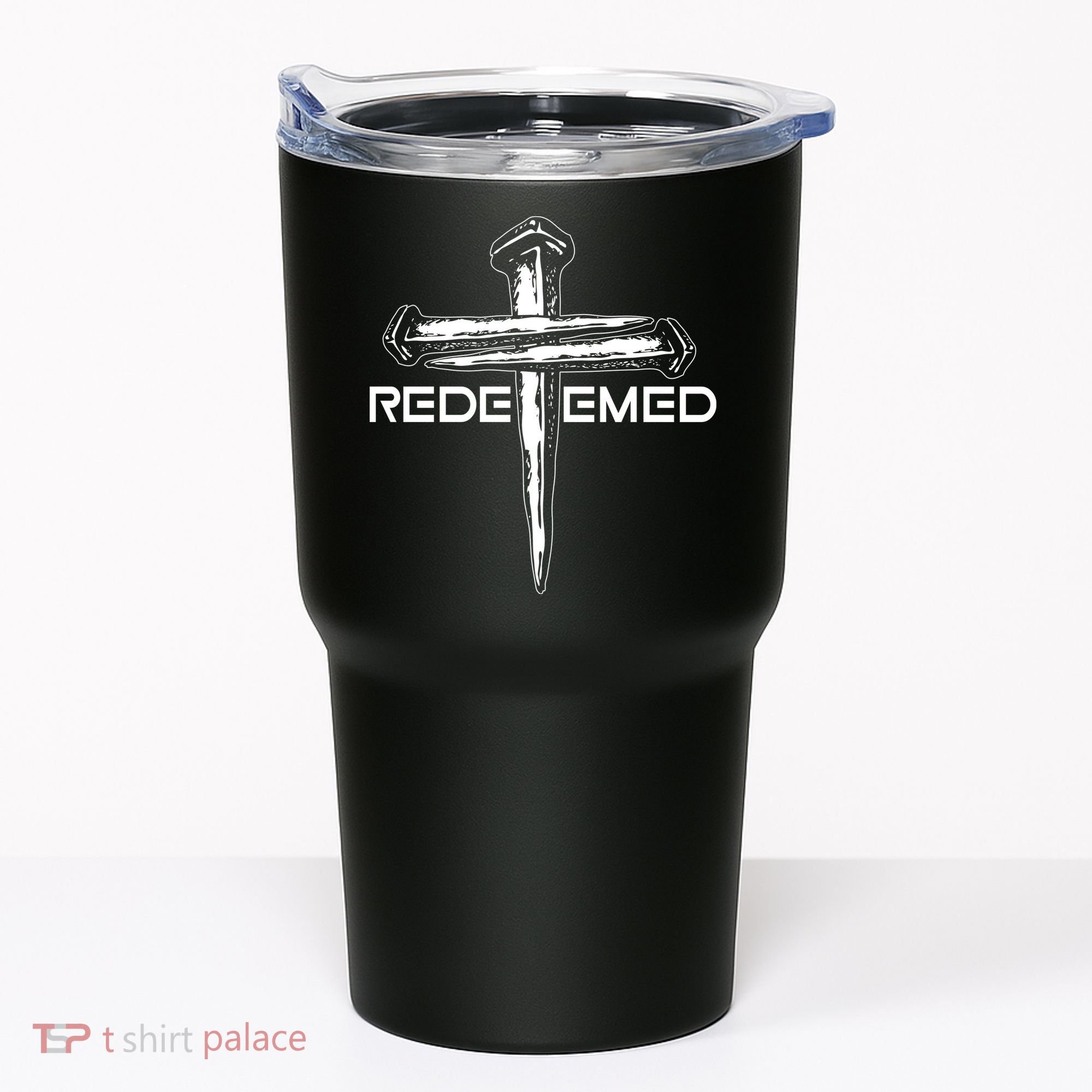 Redeemed Crucifixion Nails Tumbler