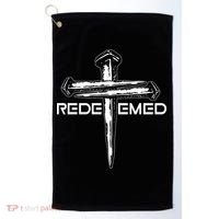Redeemed Crucifixion Nails Golf Towel thumb 0