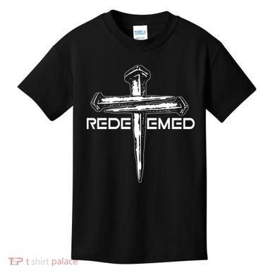 Redeemed Crucifixion Nails Kids T-Shirt
