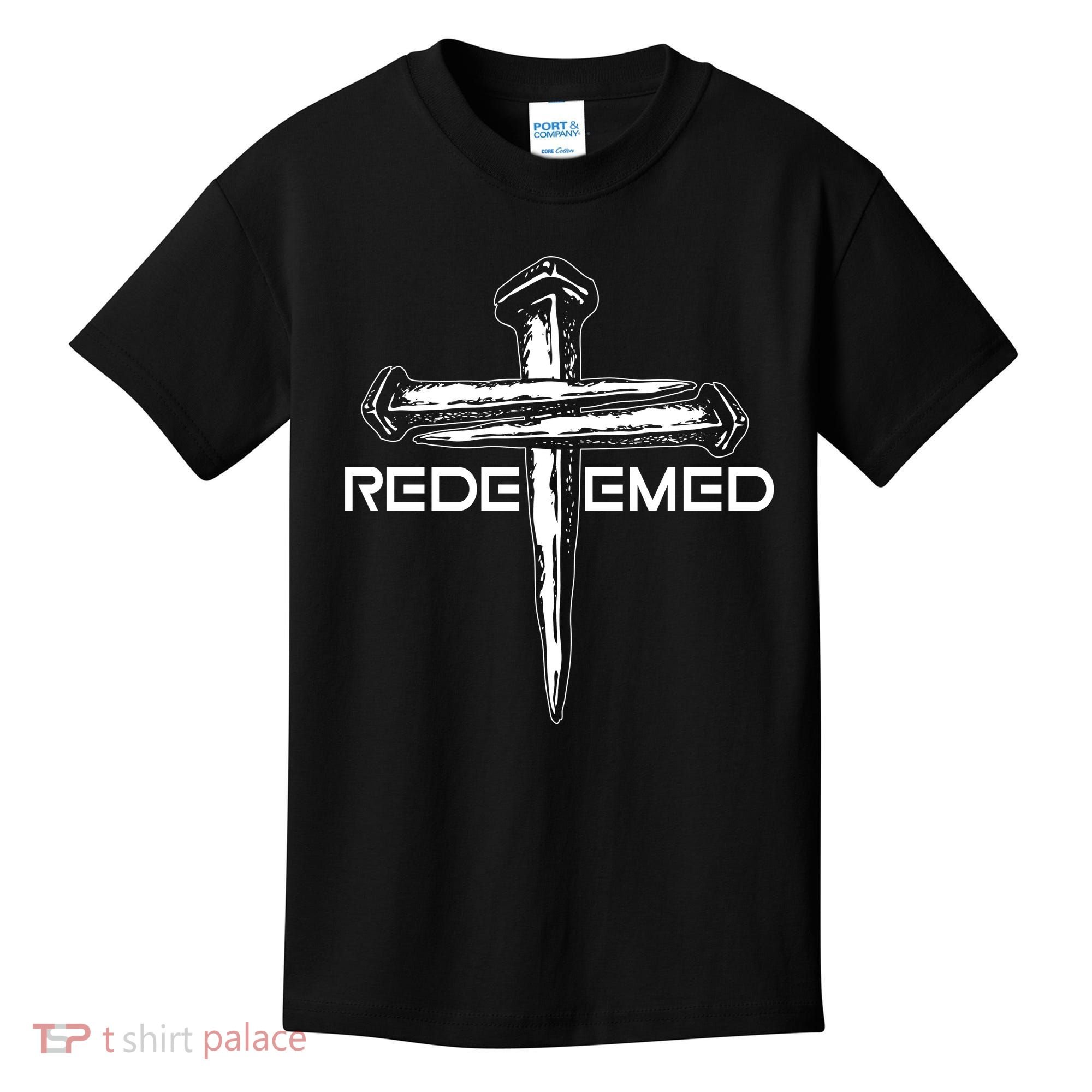 Redeemed Crucifixion Nails Kids T-Shirt