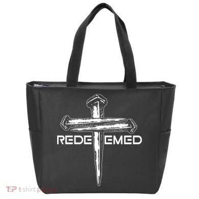 Redeemed Crucifixion Nails Tote Bag