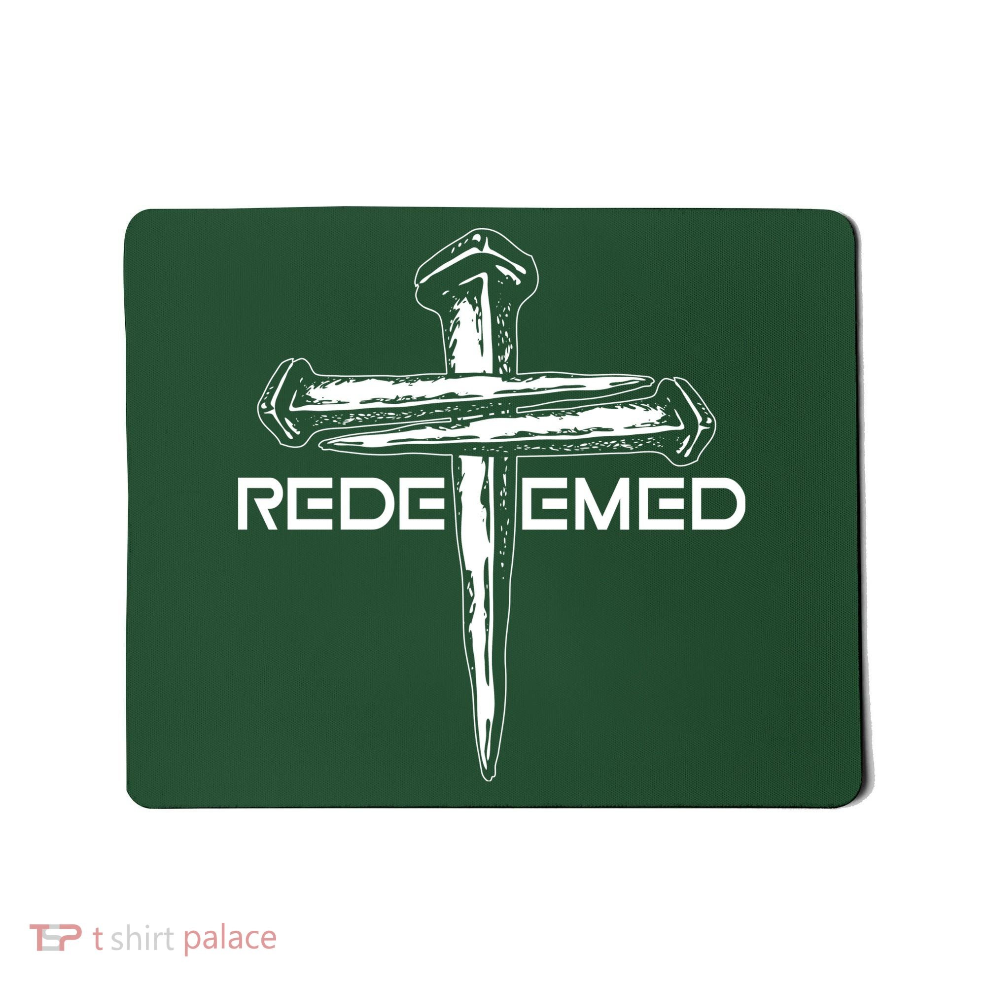 Redeemed Crucifixion Nails Mousepad