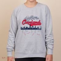 Retro Cleveland Native American Tribe Feathers Gift Women's Sweatshirt thumb 0
