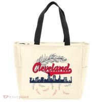 Retro Cleveland Native American Tribe Feathers Gift Tote Bag thumb 0