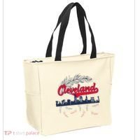 Retro Cleveland Native American Tribe Feathers Gift Tote Bag thumb 2