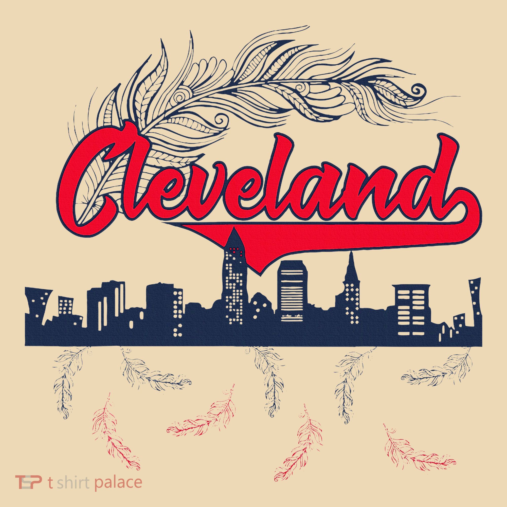 Retro Cleveland Native American Tribe Feathers Gift Tote Bag