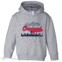 Retro Cleveland Native American Tribe Feathers Gift Toddler Hoodie thumb 0