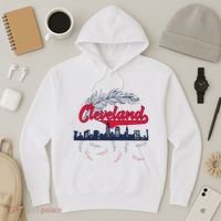 Retro Cleveland Native American Tribe Feathers Gift Hoodie thumb 3