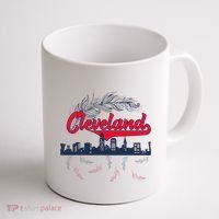 Retro Cleveland Native American Tribe Feathers Gift Coffee Mug thumb 1