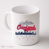 Retro Cleveland Native American Tribe Feathers Gift Coffee Mug thumb 0