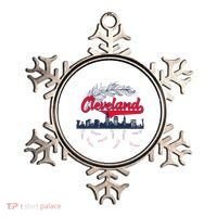Retro Cleveland Native American Tribe Feathers Gift Ornament thumb 0