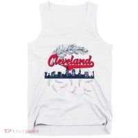 Retro Cleveland Native American Tribe Feathers Gift Tank Top thumb 0