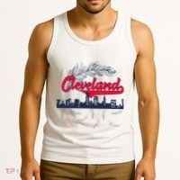 Retro Cleveland Native American Tribe Feathers Gift Tank Top thumb 3