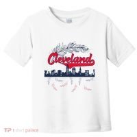 Retro Cleveland Native American Tribe Feathers Gift Toddler T-Shirt thumb 0