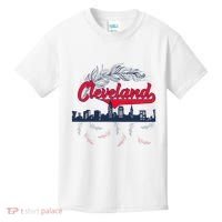 Retro Cleveland Native American Tribe Feathers Gift Kids T-Shirt thumb 0