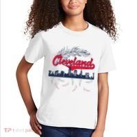 Retro Cleveland Native American Tribe Feathers Gift Kids T-Shirt thumb 2