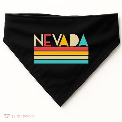 Retro Colors Nevada USA-Made Doggie Bandana