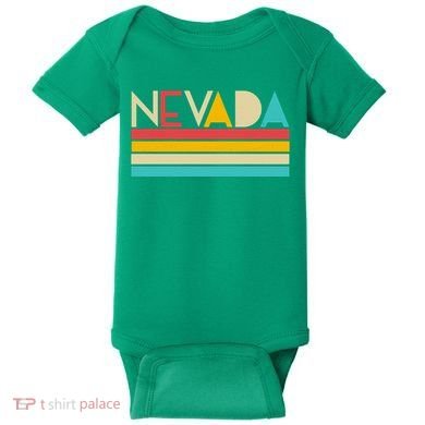 Retro Colors Nevada Baby Bodysuit